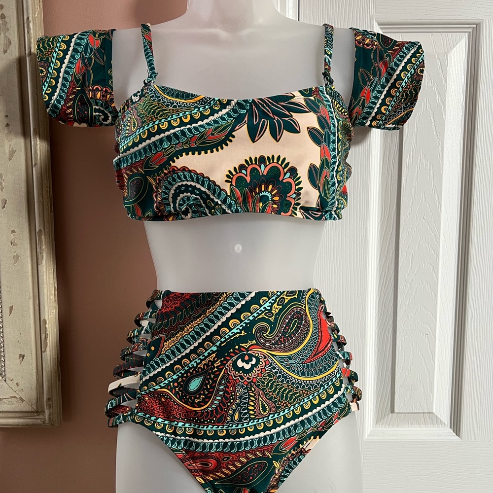 2 swim tops pieces that I combined just for you :) Use as summer tops or bikinis